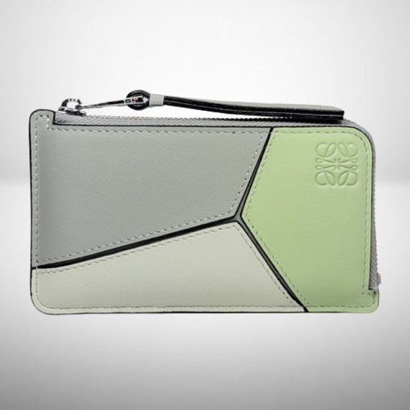 Loewe New Puzzle Zip Leather Card & Coin Holder - Picture 1 of 9